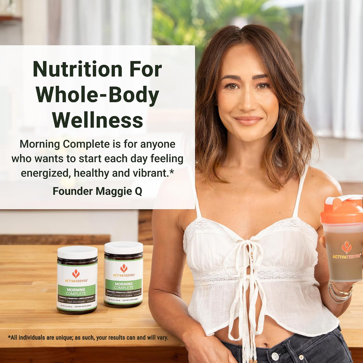 ACTIVATEDYOU Morning Complete Daily Wellness Greens Superfood Drink Mix – Apple Cinnamon, 30 Servings – Image 7
