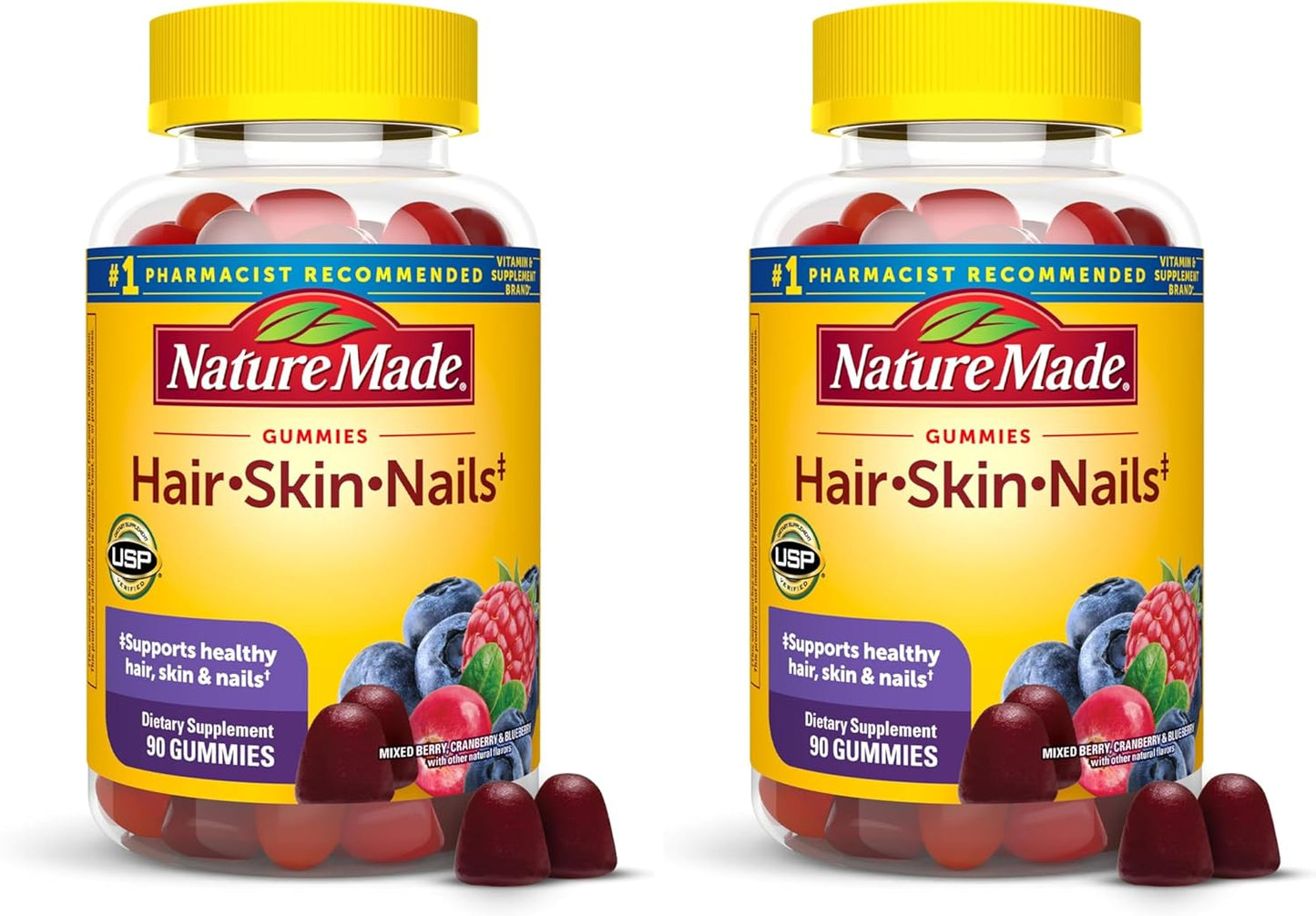 Nature Made Hair Skin and Nails with Biotin 2500 mcg Gummies - görsel 10