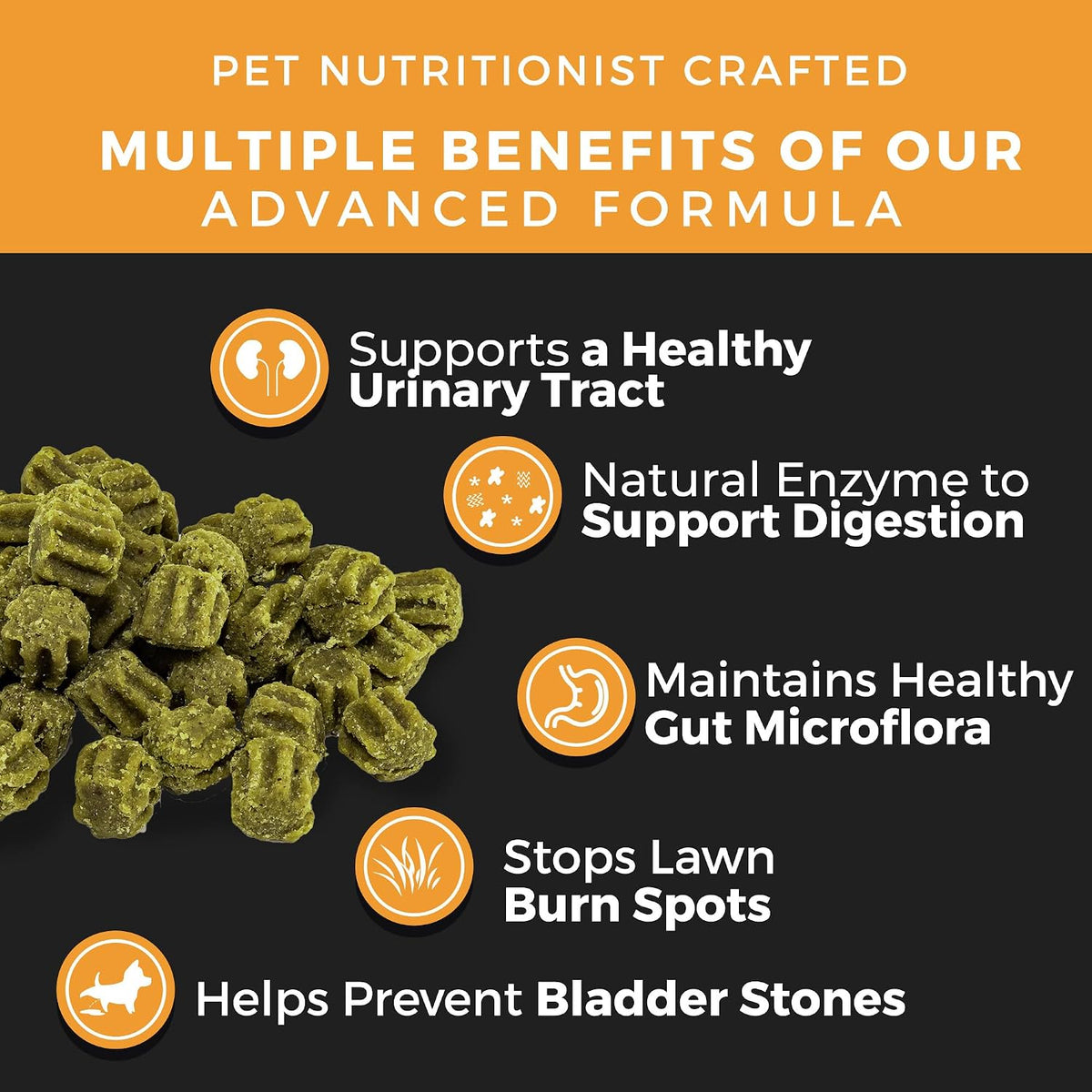 Pet Chef Dog Urine Neutraliser Soft Chews - Lawn Burn Saver - 140 Chews - görsel 5