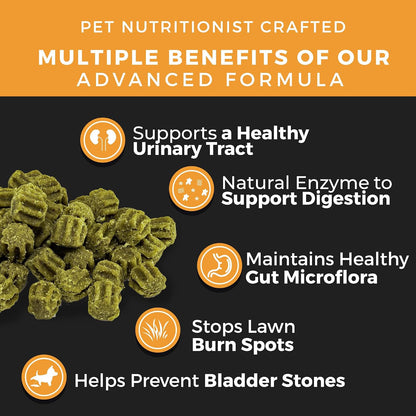 Pet Chef Dog Urine Neutraliser Soft Chews - Lawn Burn Saver - 140 Chews
