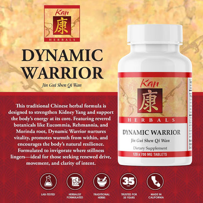 Kan Herbs Dynamic Warrior 120 Tablets
