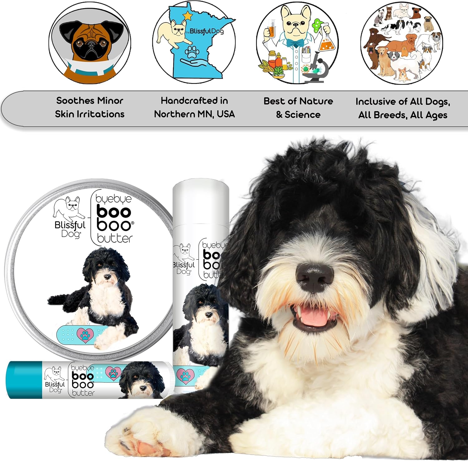The Blissful Dog Portuguese Water Dog Boo Butter, 454 g - görsel 5