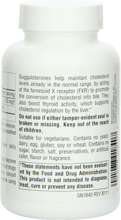 Source Naturals Guggulsterones – 37.5 mg, 120 Tablets