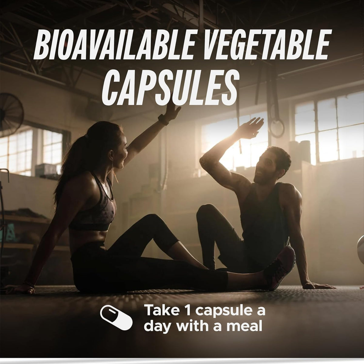 FITAID Essentials Vitamin D3 K2 5000 IU Supplement - 125mcg D3 + 100mcg K2 MK7, 120 Vegetable Capsules - görsel 6