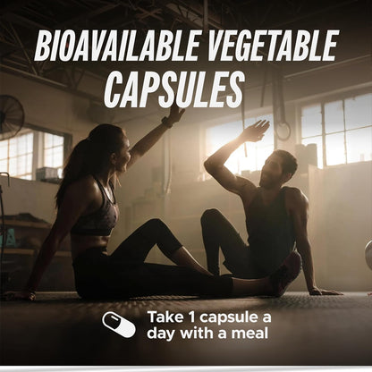 FITAID Essentials Vitamin D3 K2 5000 IU Supplement - 125mcg D3 + 100mcg K2 MK7, 120 Vegetable Capsules