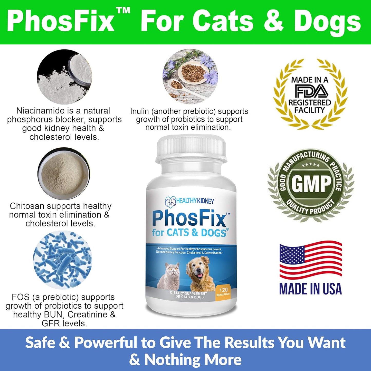 PhosFix for Cats & Dogs: Phosphorus Binder to Support Normal Phosphorus Levels and Kidney Function - görsel 4