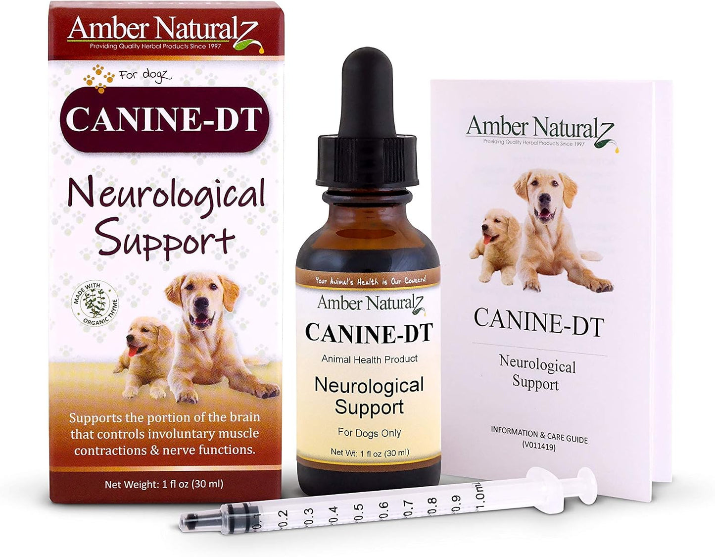 Amber NaturalZ Canine-DT Herbal Supplement for Dogs - 1 oz (30 ml) - görsel 2