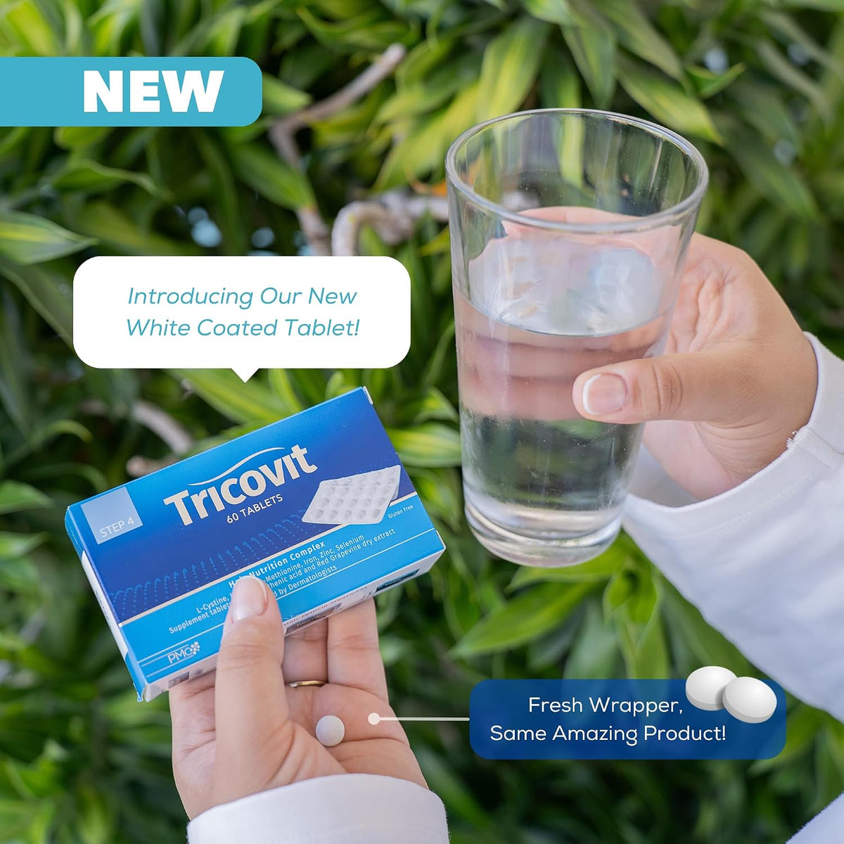 Tricovit Hair & Nail Supplement: Amino Acids, Minerals & Antioxidants - 60 Tablets - görsel 4