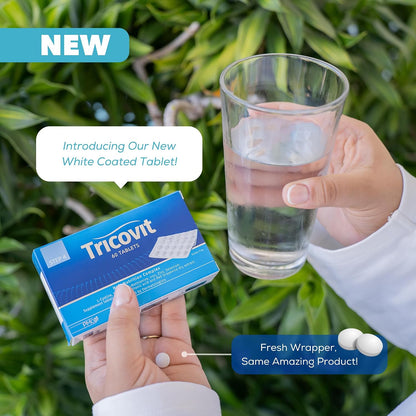 Tricovit Hair & Nail Supplement: Amino Acids, Minerals & Antioxidants - 60 Tablets