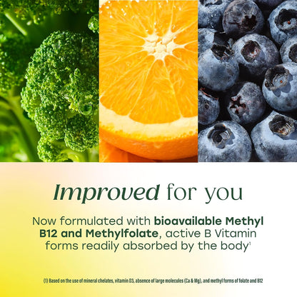 MegaFood Multivitamin for Men 40+ – One Daily with Methylated B12, Vitamin D3, C and Zinc – Muscle and Bone Health, Energy Metabolism, Immune Support – 30 Tablets