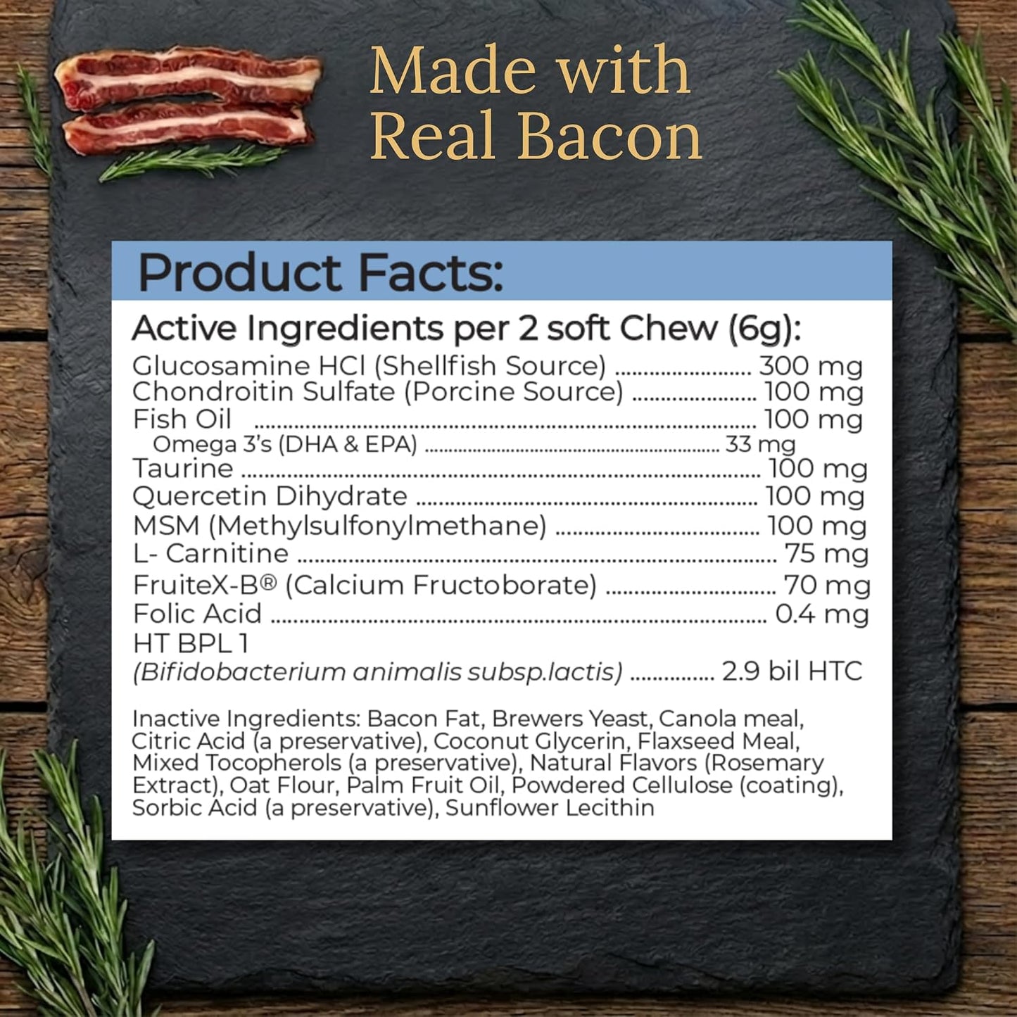 Multivitamins, Balanced Nutrition for Your Labrador, 90 Count, Made in the USA with Real Bacon - görsel 6