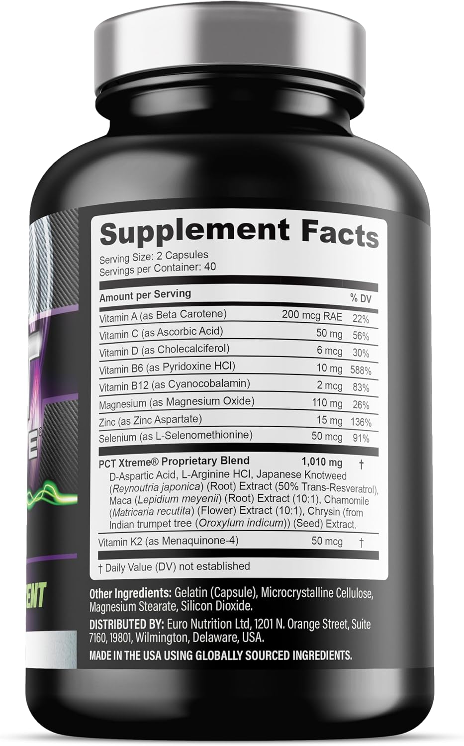 Iron Labs Nutrition PCT Xtreme – Post-Cycle Support for Men – 80 Capsules - görsel 9