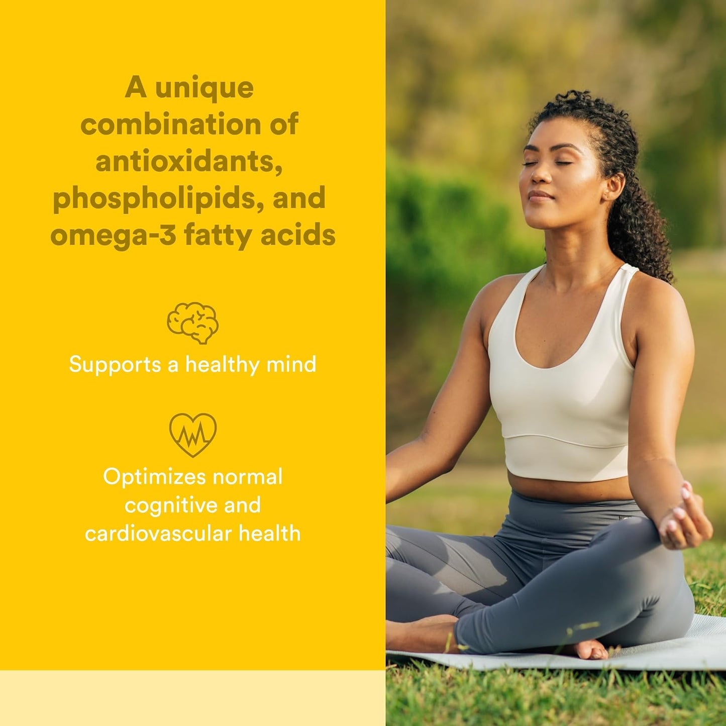 Natural Factors Higher Thoughts – Supports Cognitive and Cardiovascular Health – Fish Oil with EPA, DHA and More – 90 Softgels - görsel 2