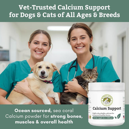 Wholistic Pet Organics Pure Powder Calcium – Form: Powder allows flexible dosing and easy mixing, while tablets – Image 2