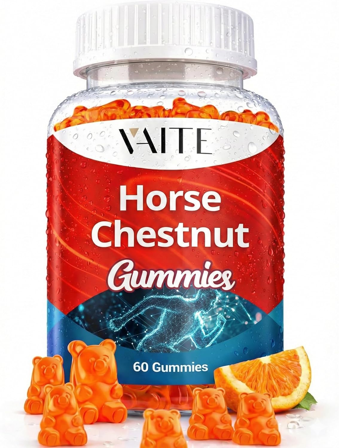 VAITE Horse Chestnut Extract Gummies - Vein & Leg Support - görsel 1