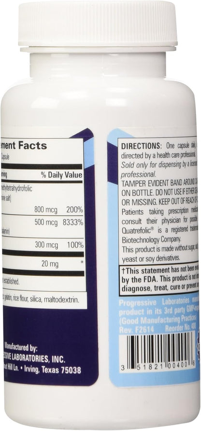 Progressive Labs B-12 Intrinsic Factor Supplement, 60 Tablets