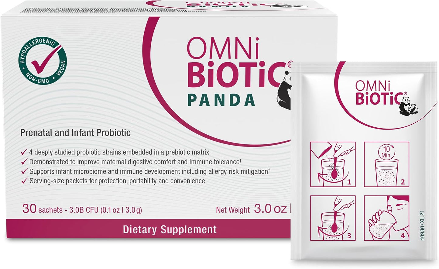 OMNi BiOTiC Panda – Prenatal and Infant Probiotic - görsel 1
