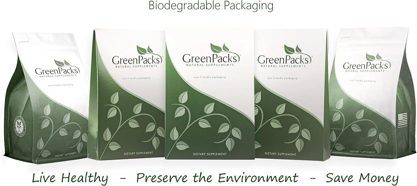 GreenPacks Organic Maca Root Concentrate (Gelatinised) - 300 Capsules - görsel 3
