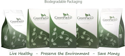 GreenPacks Organic Maca Root Concentrate (Gelatinised) - 300 Capsules