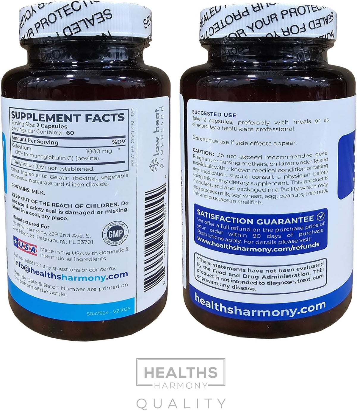 Healths Harmony Bovine Colostrum for Women - – Cytokines and other bioactive proteins: Contribute to overall – Image 9