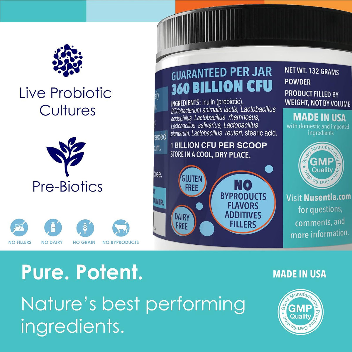 NUSENTIA Probiotic Miracle for Dogs and Cats (3-Pack) - görsel 2