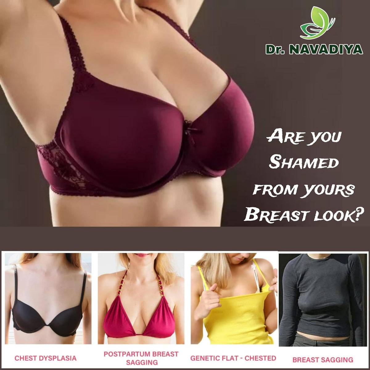 Dr. Navadiya Most Trusted Breast Enhancement & Enlargement Capsules - 60 Capsules - görsel 1