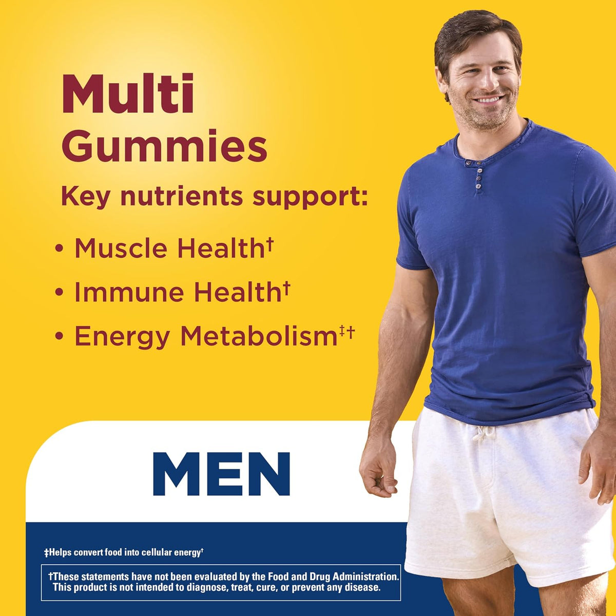 Nature Made Multi for Him Men's Multivitamin Gummies, 150 Count - görsel 3
