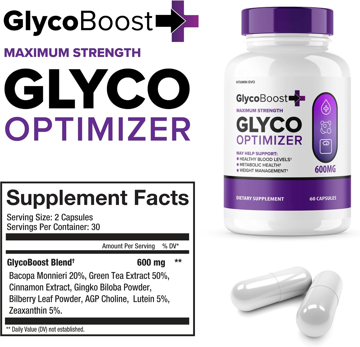 GlycoBoost Capsules (60 Capsules, 1 Month Supply) - görsel 3