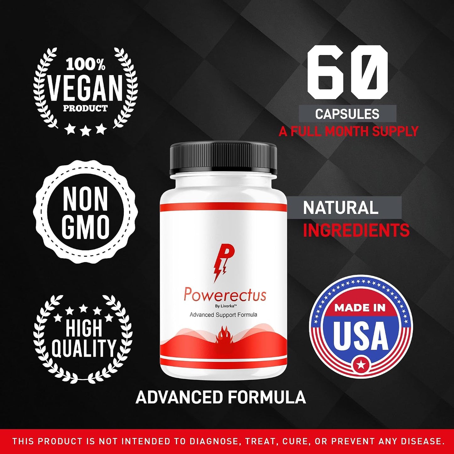 Powerectus – Men's Supplement, 300 Capsules (5-Month Pack) - görsel 4