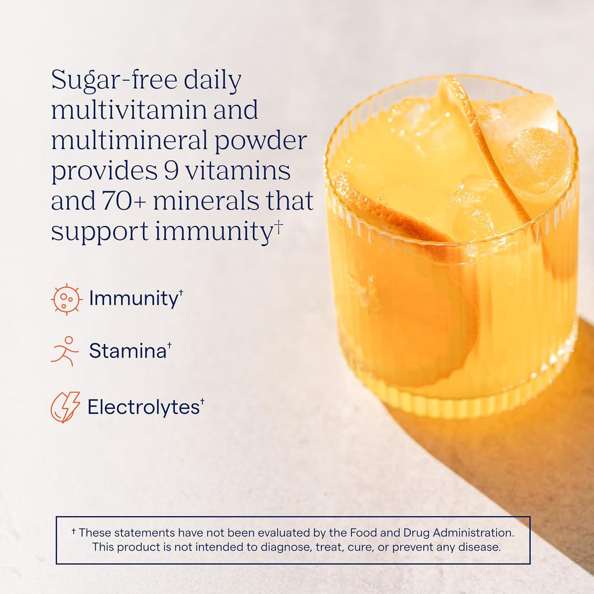 Trace Minerals Power Pak Multivitamin and Multimineral Packets - 1200 mg Vitamin C, 70+ Trace Minerals, Electrolyte Support - Sugar Free - Citrus Flavour - 30 Packets - görsel 2