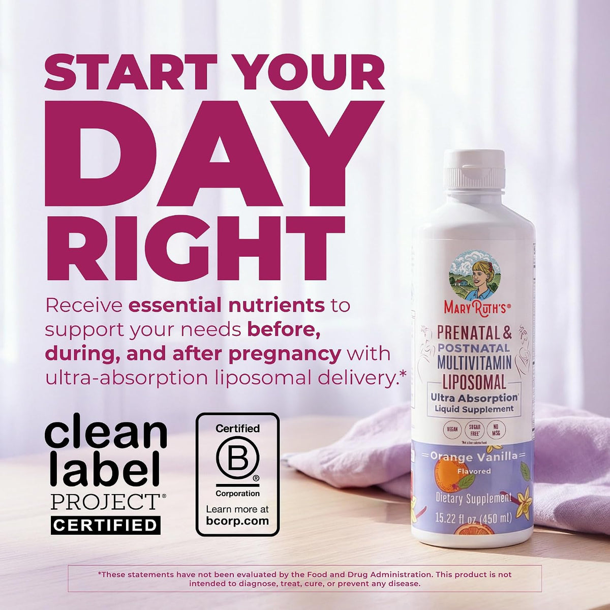 MaryRuth’s Prenatal & Postnatal Multivitamin Liposomal - görsel 2