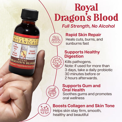 Whole World Botanicals Royal Dragon's Blood – Herbal Supplement – Liquid Extract, 1 oz (30 ml)