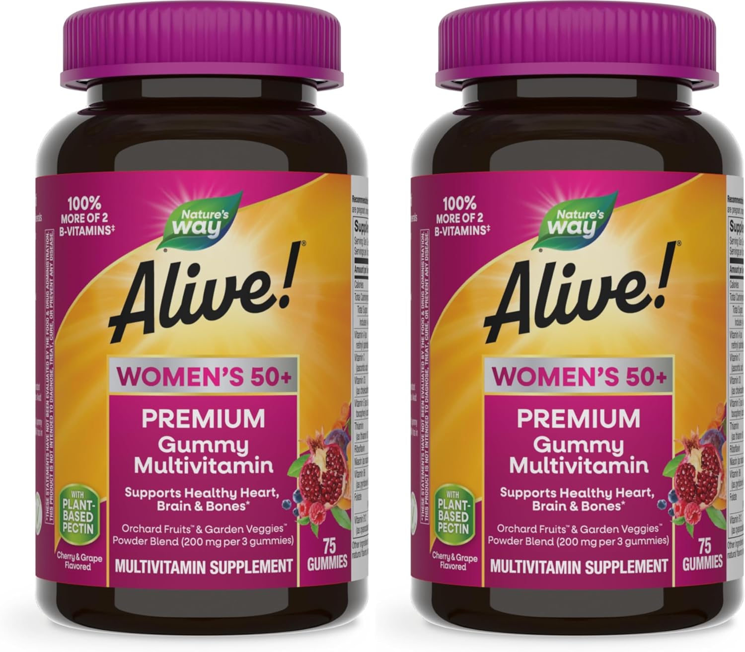 Nature's Way Alive! Women's 50+ Premium Gummy Multivitamin Supplement - görsel 8