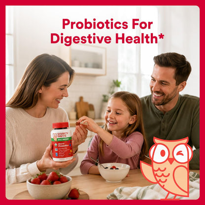 SmartyPants Organic Kids Multivitamin Gummies - 16 Nutrients + Probiotics - 120 Gummies