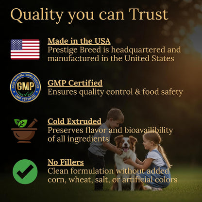 Border Collie Multivitamins, 90 Count, Made in the USA with Real Bacon