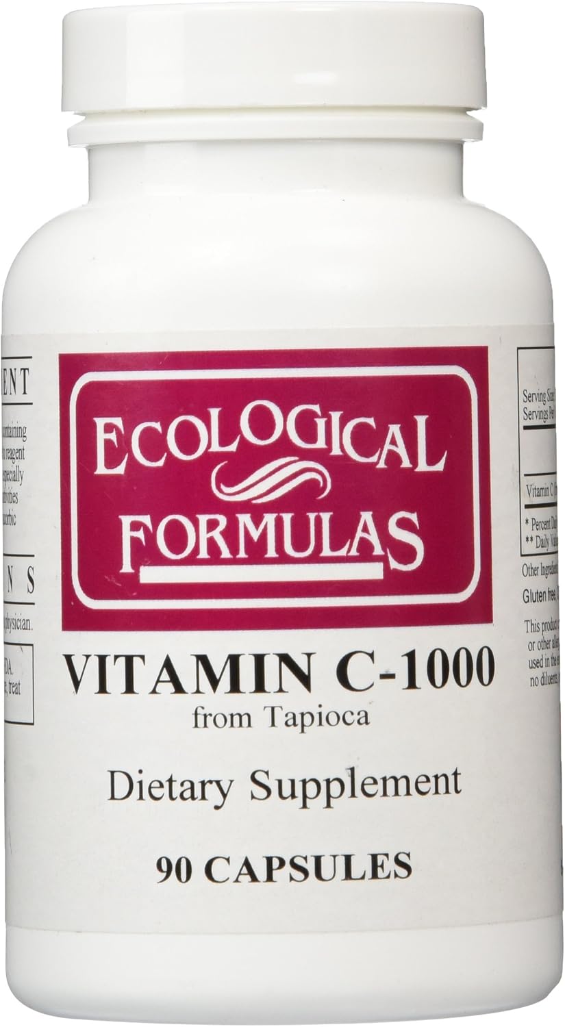 Cardiovascular Research Vitamin C-1000 Capsules, 90 Count - görsel 1