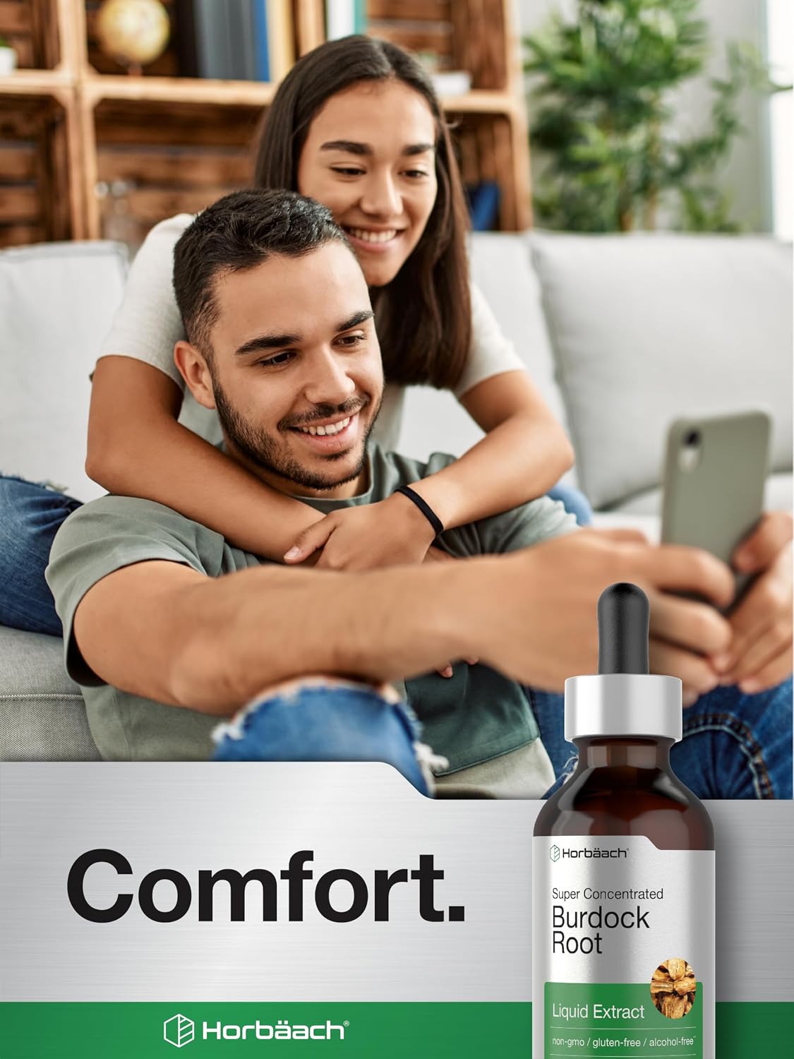 Horbäach Burdock Root Tincture | Super Concentrated Herbal Extract | 2 fl oz - görsel 6