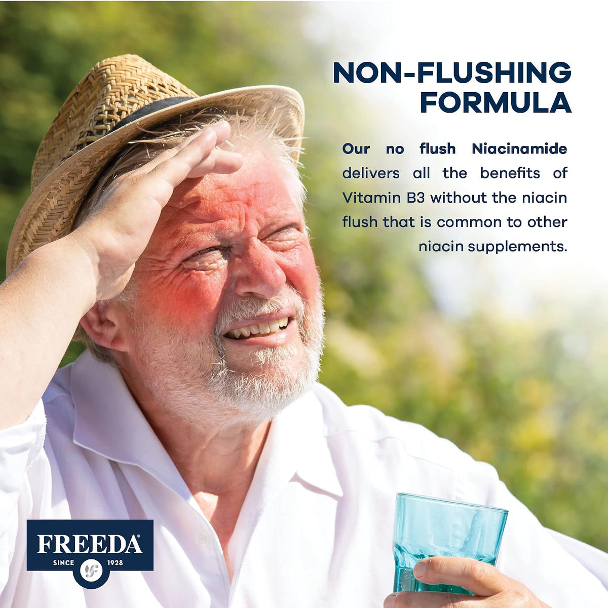 Freeda Niacinamide - Vitamin B3 250 mg, 500 Capsules (No Flush) - görsel 5