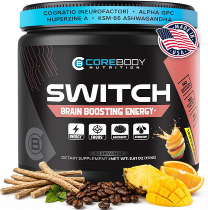 Switch Nootropic Brain Supplement - Memory and Focus Drink Mix