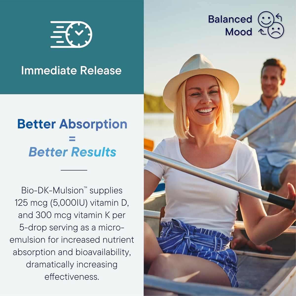 BIOTICS RESEARCH Bio-DK-Mulsion™ – Emulsified Liquid Vitamin D and K: D3 125 mcg & Vitamin K (K1, K2) 300 mcg MK-7 – Contributes to Normal Bones, Muscle Function, and Immune Support, 30 ml - görsel 3