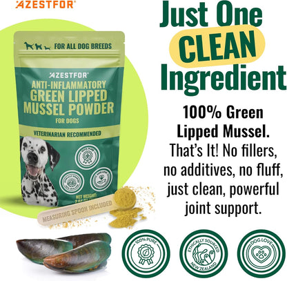Azestfor Green Lipped Mussel Powder for Dogs