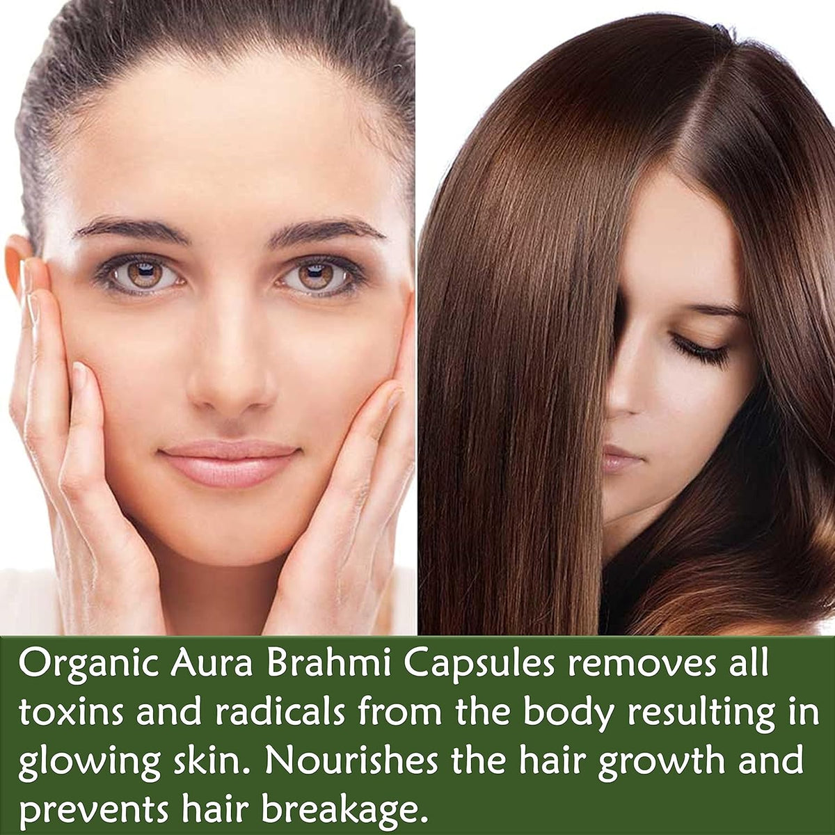 Organic Aura Brahmi Capsules (120 Capsules) - Whole Green Superfood, Non-GM, Gluten-free – Image 7