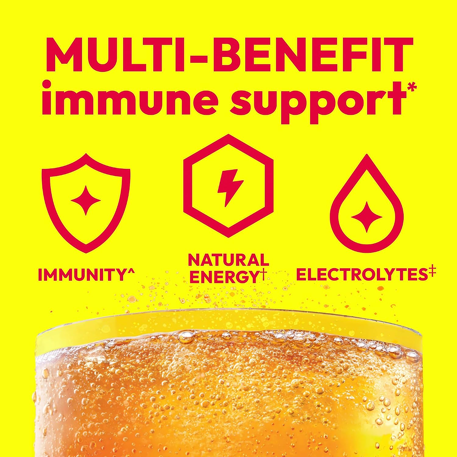 Emergen-C 1000mg Vitamin C Immune Support Powder, Super Orange, 2 Count - görsel 2