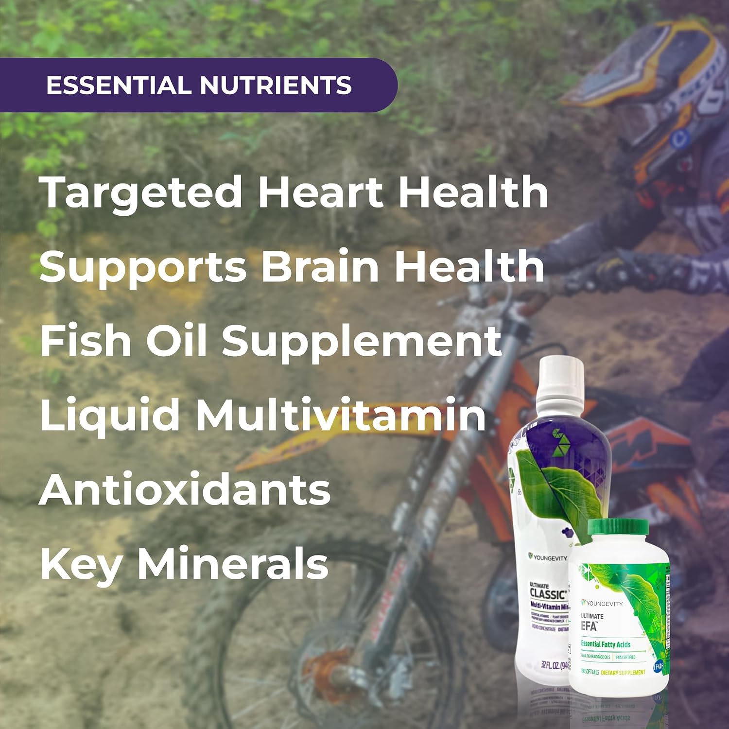 Youngevity Classic 90 Pak Advanced Multivitamin - 90+ Nutrients, Plant Derived, Highly Absorbable (30 Day Supply) - görsel 5