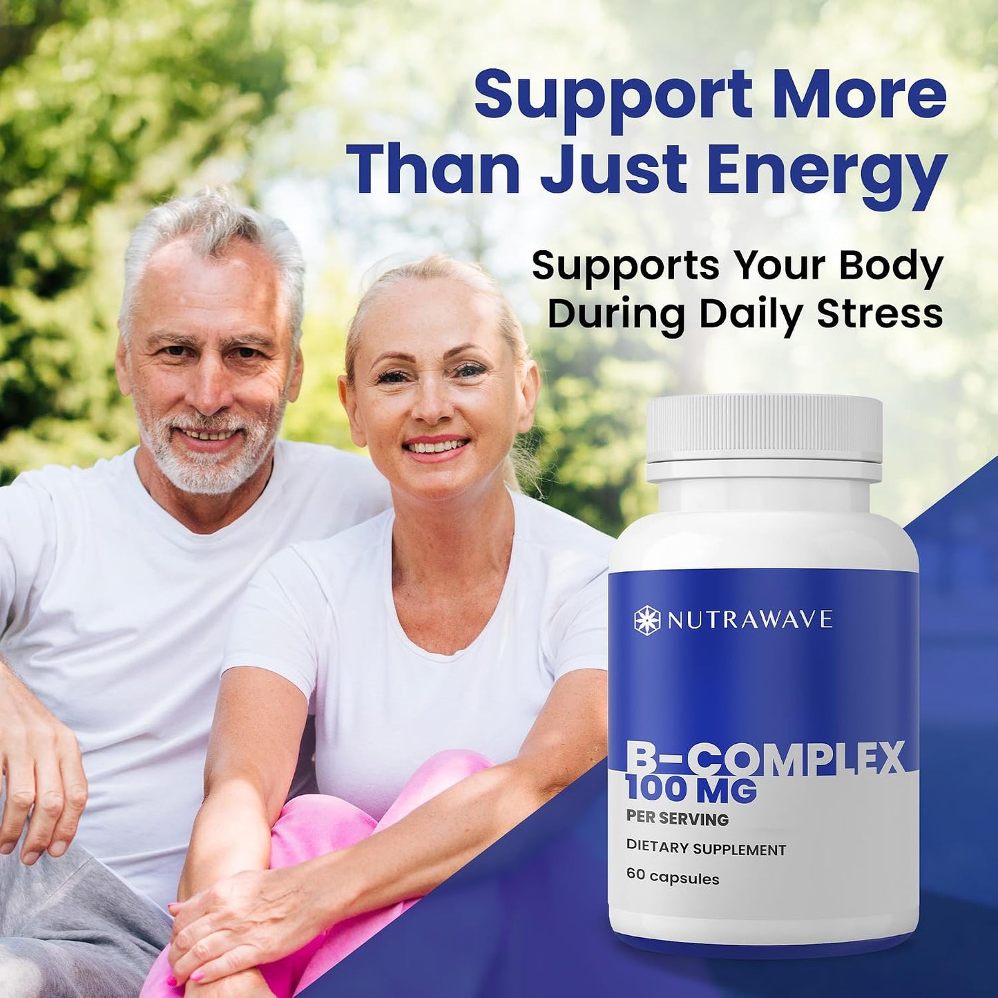 Nutra Wave Super B Complex – High Potency B Vitamins with Choline & Myo-Inositol - görsel 6