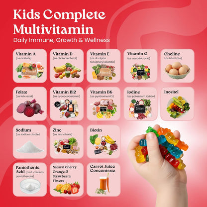 VITA Globe Kids Complete Multivitamin Gummies – 120 Gummies (Pack of 2)