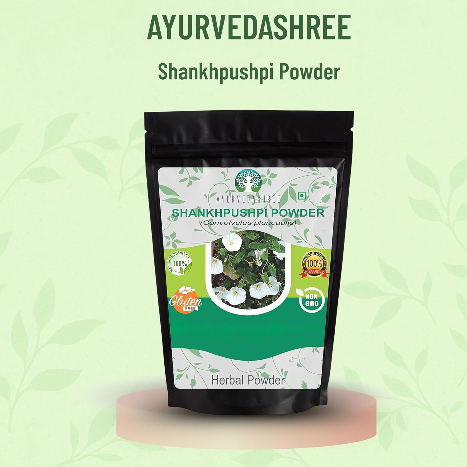 AYURVEDASHREE Shankhpushpi Powder 50g - Convolvulus Pluricaulis, Vegan, Non-GMO - görsel 3