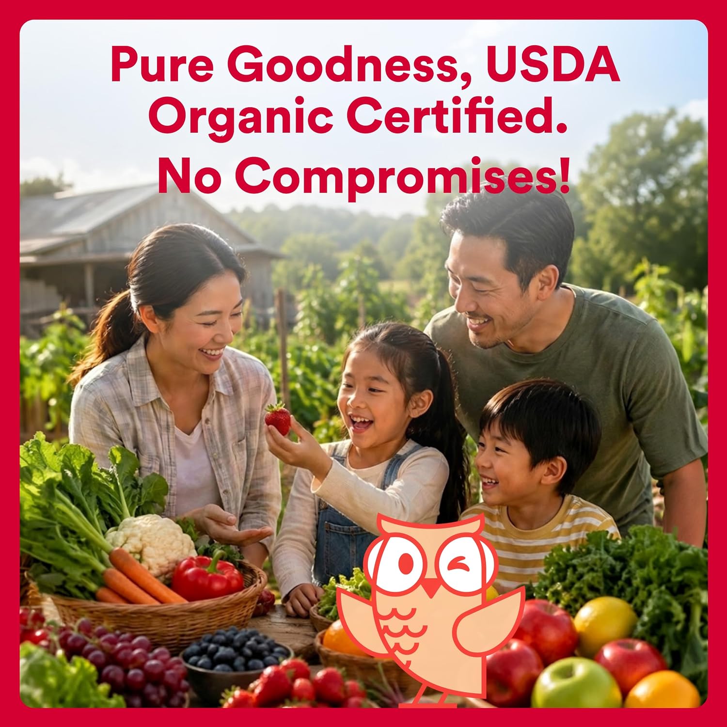 SmartyPants Organic Kids Multivitamin Gummies - 16 Nutrients + Probiotics - 120 Gummies - görsel 9