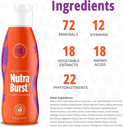 Total Life Changes NutraBurst - Liquid Multivitamin, Daily Nutritional Support, Packed with Essential Vitamins and Minerals, 473 ml