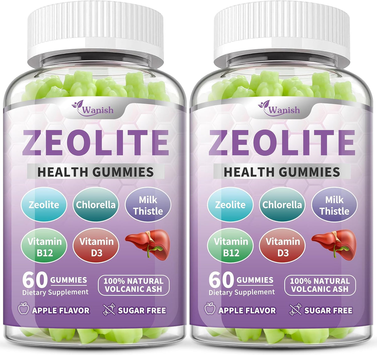 Zeolite Drops for Women - 99%+ Pure Natural – Zeolite (200 mg): A natural volcanic mineral with a unique cage-like – Image 9